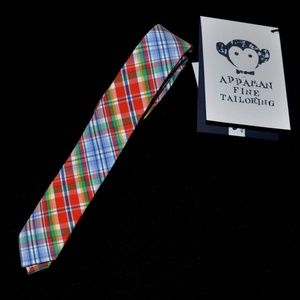 Appaman Firecracker Plaid Kids Children Tie Size S/M Multi Color